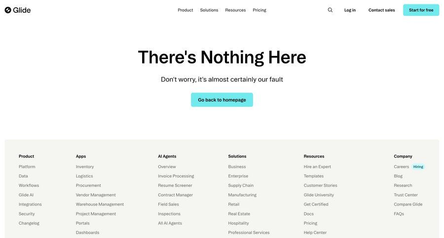 Glide
				help ui page example