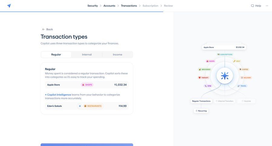 Copilot
				settings ui page example