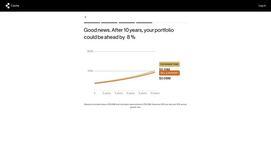 Cache
				onboarding ui page example