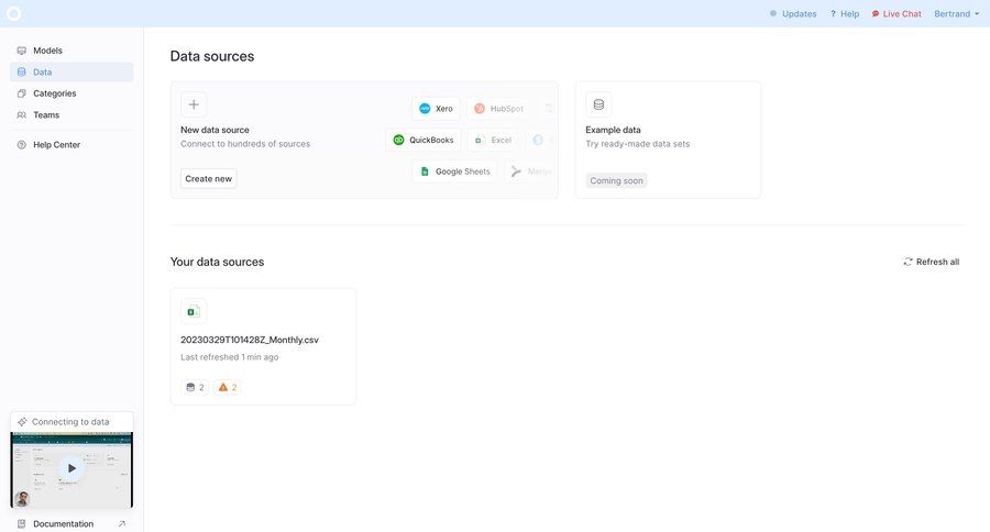 Causal
			 data management dashboard sidebar navigation grid workspace settings data analytics coming soon sidebar integration modern data integration data pipeline ui page example