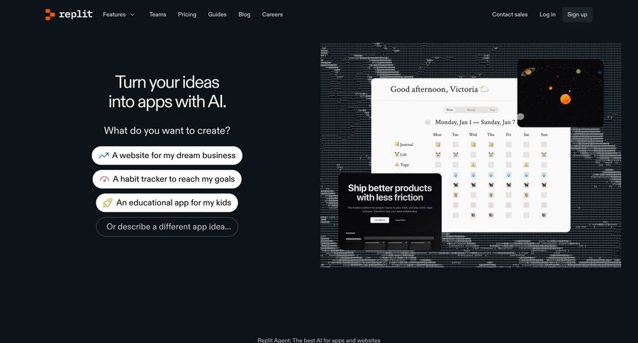 Replit
			    ux ui design