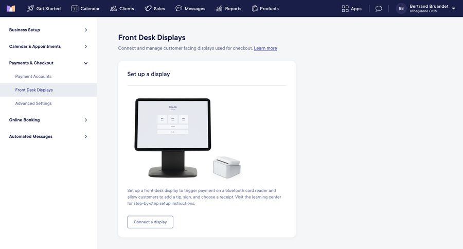 Mangomint
			 configuration settings e-commerce sidebar navigation sidebar setup documentation payment processing ui page example