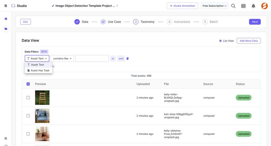 Scale
			 data management artificial intelligence grid data filtering dropdown filters table ui page example