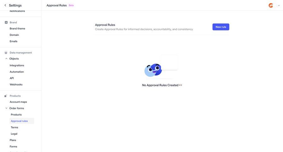 Dock
			 data management configuration settings hierarchical navigation sidebar modern approval workflow b2b saas ui page example