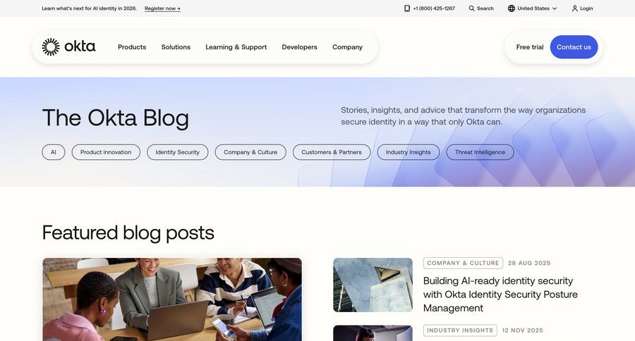 Okta
				blog ui page example