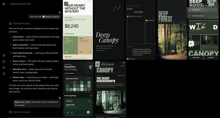 Variant
				list ui page example