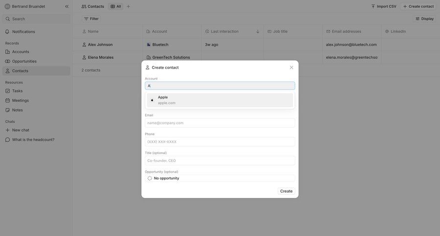 Lightfield
			 data entry ui page example