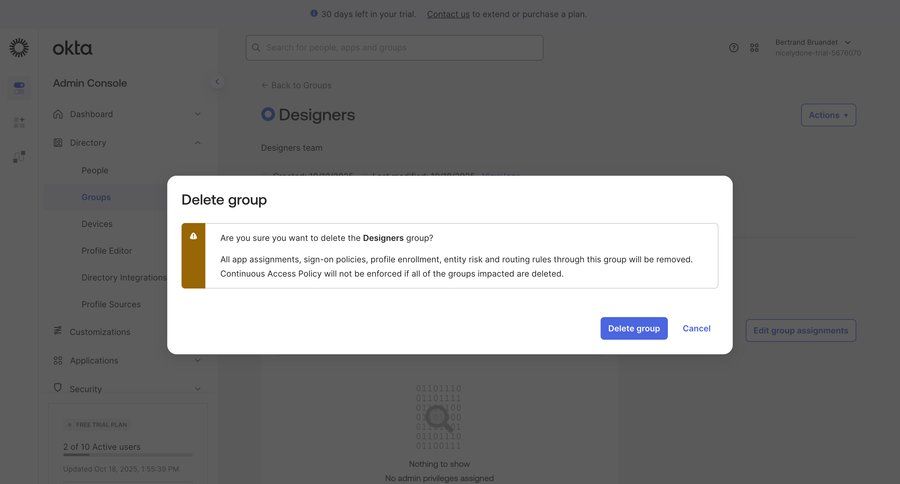 Okta
				team ui page example