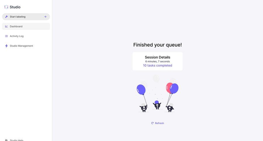 Scale
			 task management confirmation task completion content hierarchy sidebar review ui page example