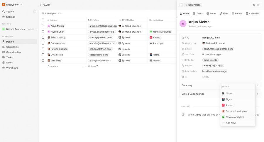 Twenty
			 data management sidebar navigation modal dialog account creation data entry user data sidebar detail view menu ui page example
