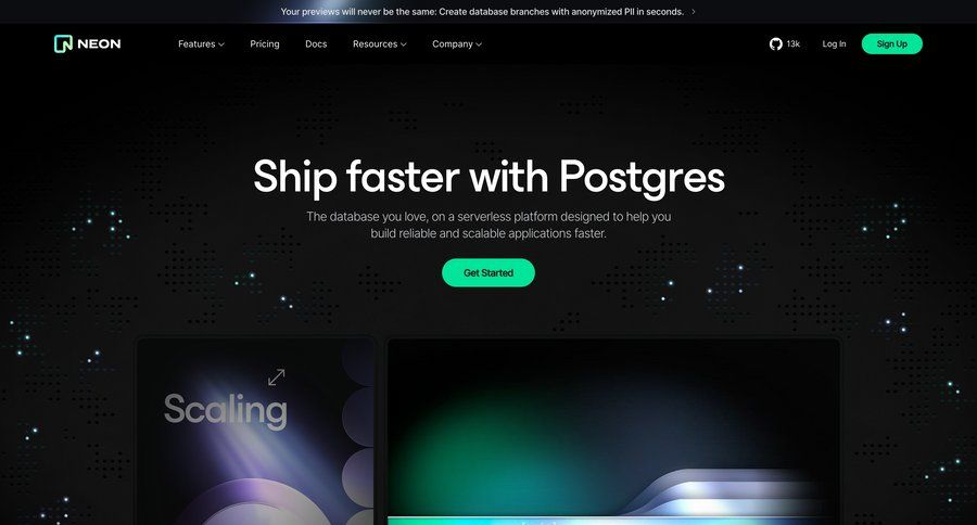 Neon
				 page example