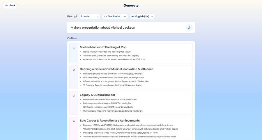 Gamma
			 grid minimalist design generate ui page example
