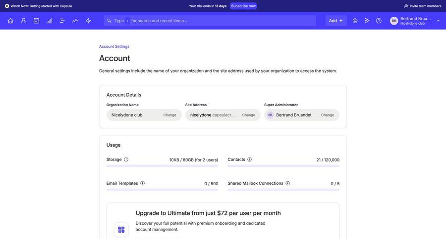 Capsule
			settings delete account upgrade your account billing account settings settings account management account settings subscription management ui page example