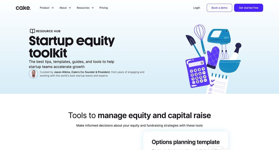 Cake
				collection ui page example