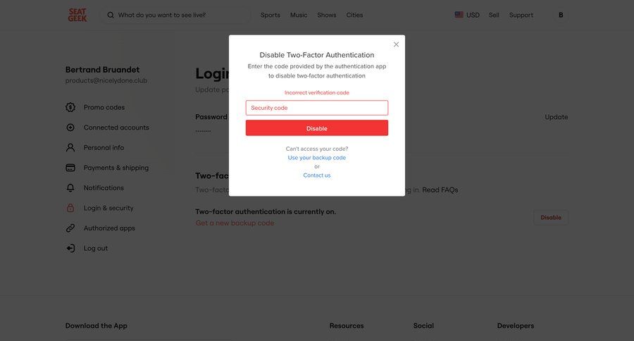 SeatGeek
			          ux ui design