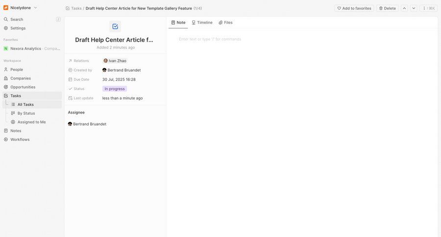Twenty
			 task management content management collaboration sidebar navigation project management ui page example