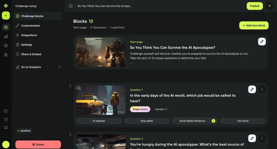 Meiro
			 content management settings sidebar navigation dark theme content blocks wysiwyg sidebar menu modern analytics ui page example