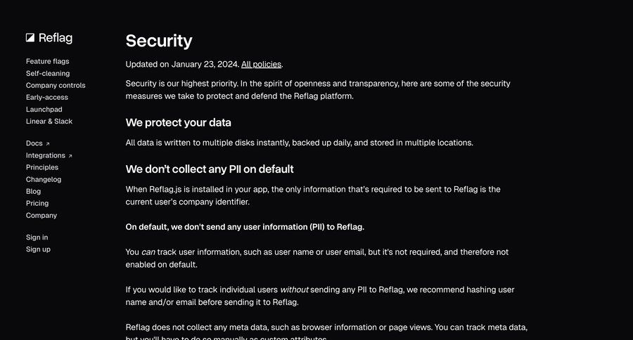 Reflag
				security ui page example
