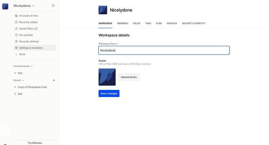 Air
			 file upload settings form layout form sidebar navigation account setup workspace settings upload file save changes avatar upload file upload ui ui page example