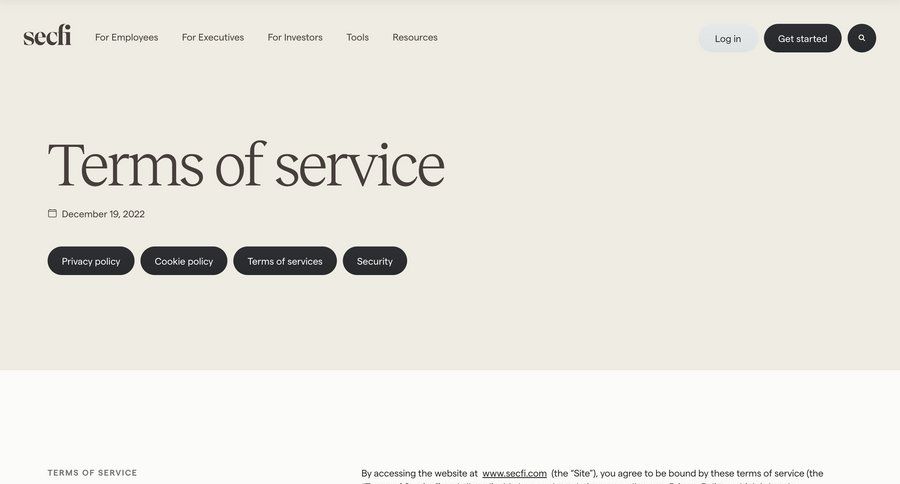 Secfi
			 typography user termination remote contractor management rule engine ui page example