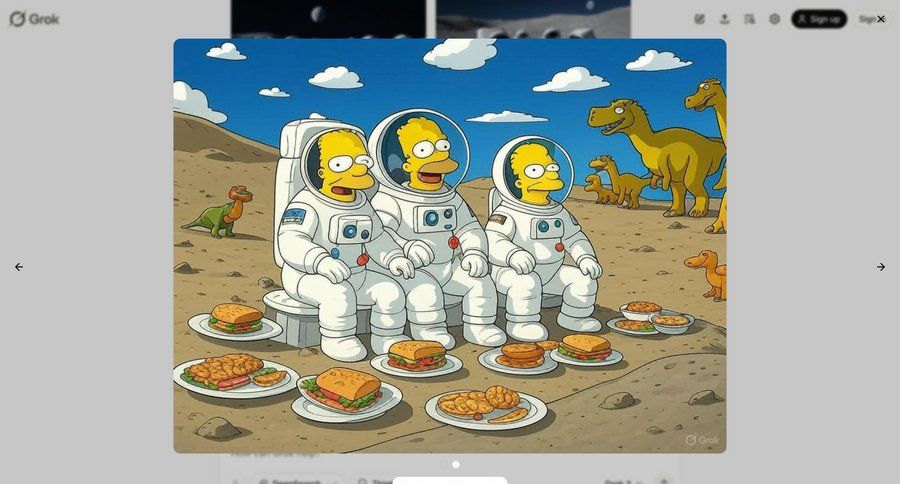 Grok
			modal & popover gallery artificial intelligence full-screen layout image gallery media gallery photo gallery media assets ui page example