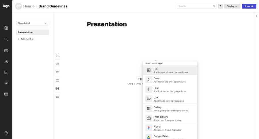 Lingo
			 dashboard sidebar navigation modal dialog sidebar menu ui page example