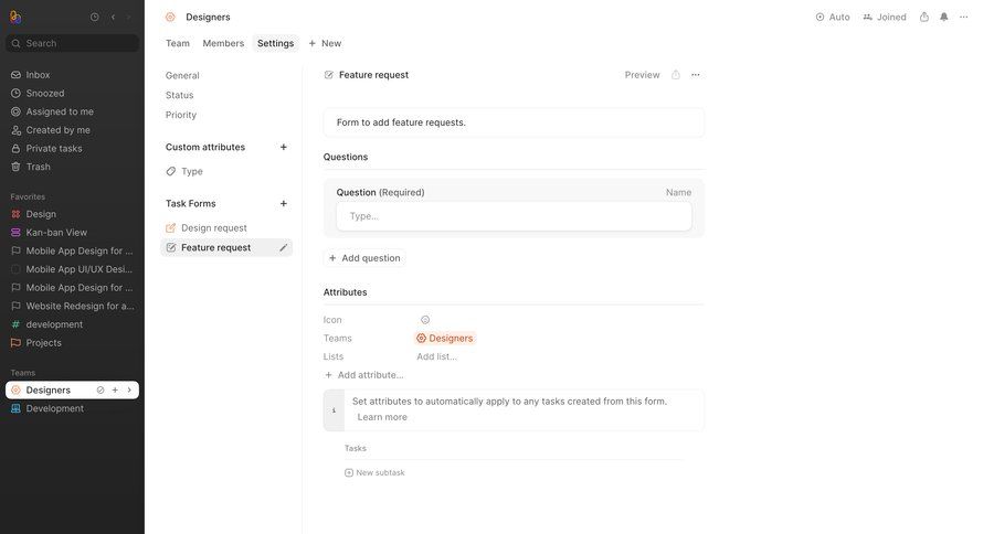 Height
			 task management settings sidebar navigation project management form real-time preview ui page example
