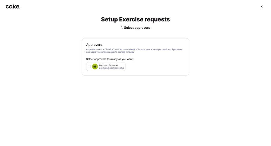 Cake
			 approval workflow ui page example