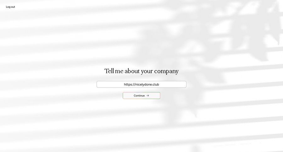 Cofounder
				onboarding ui page example