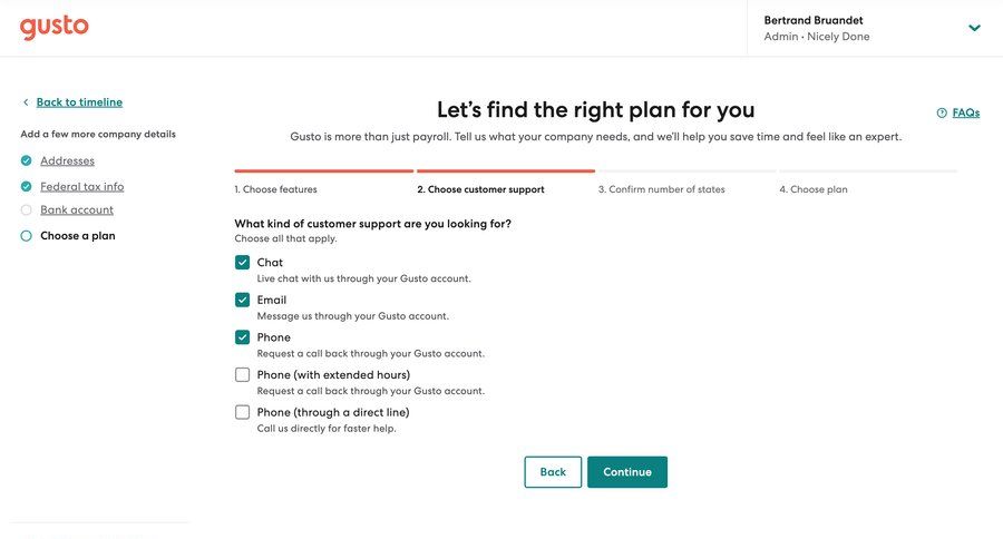 Gusto
			     ux ui design