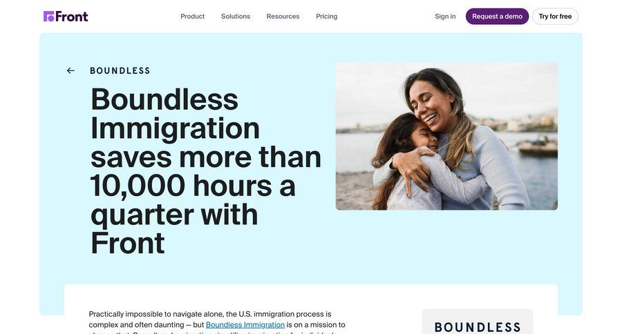 Front
			 manage links call to action information page detail view info view product update customer stories transaction history ui page example
