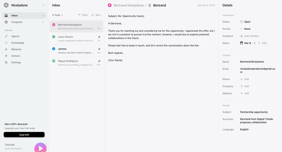Lemni
			 sidebar navigation email management email inbox task communication call intelligence sidebar information page detail view item details info view communication date filter ui page example