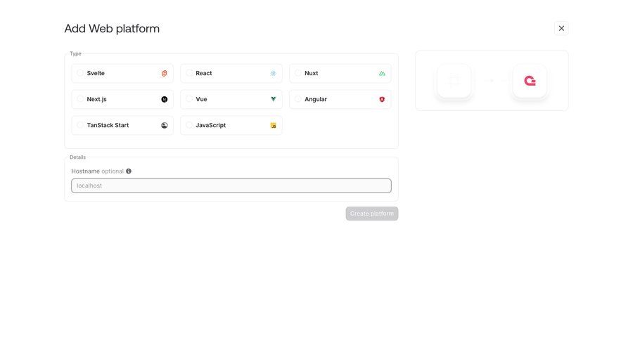 Appwrite
			 integration setup project setup ui page example