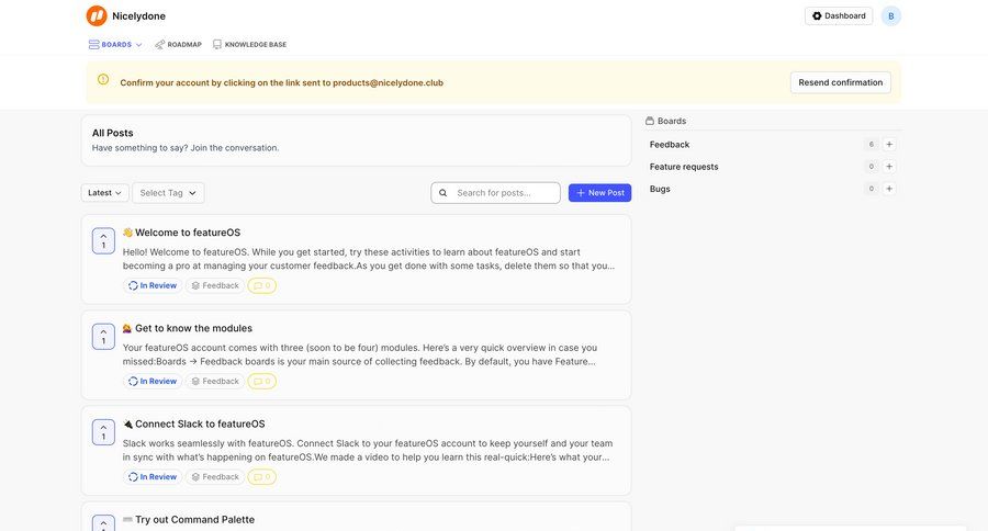 FeatureOS
			home list onboarding collaboration dashboard grid onboarding ui page example