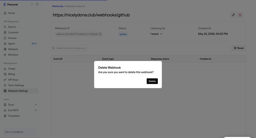 Exa
			 data management confirmation confirmation screen api management ui page example
