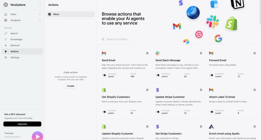 Lemni
			 artificial intelligence grid automation payment method call intelligence call to action sidebar create integration cards ui data grid card layout ui page example