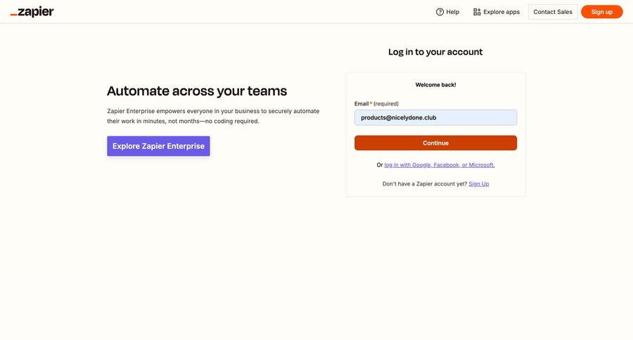Zapier
			      ux ui design