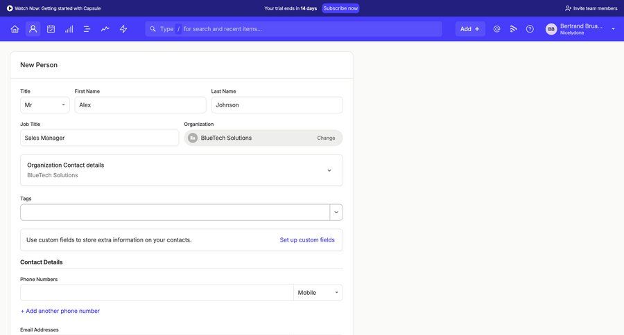 Capsule
			create form team upgrade your account form create ui page example