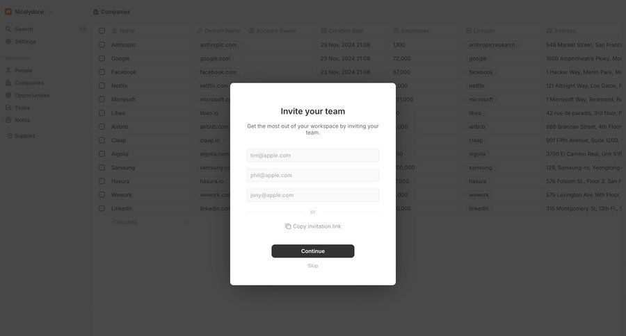 Twenty
				form ui page example