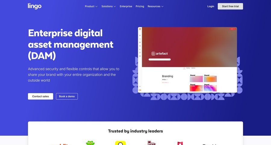 Lingo
				company ui page example