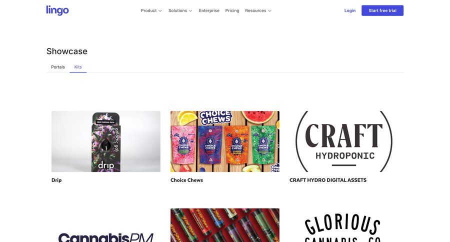 Lingo
				collection ui page example