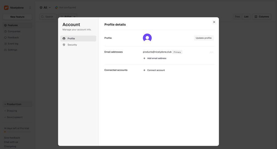 Reflag
			 settings account management form account settings email management profile management ui page example