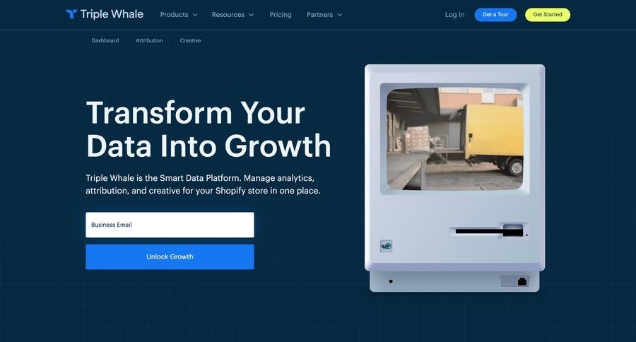Triple Whale
			  ux ui design