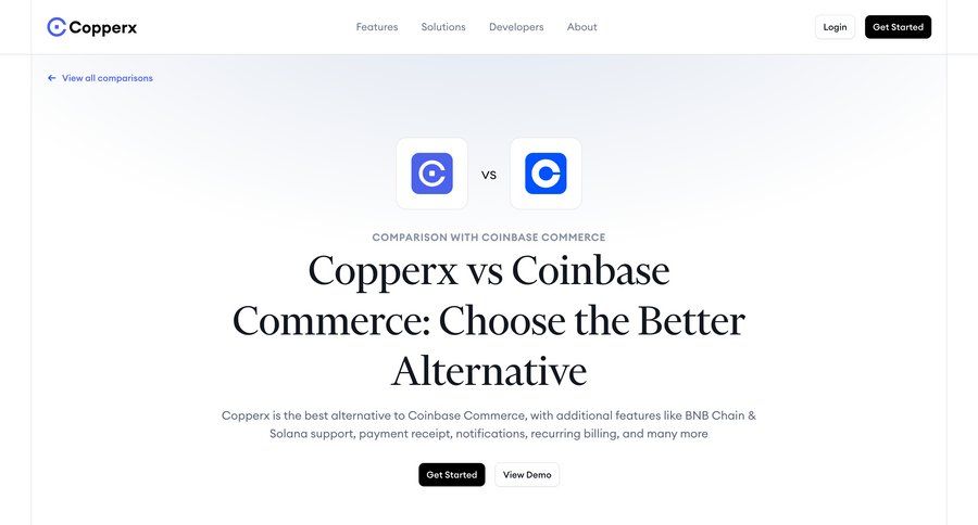 Copperx
				alternative page example