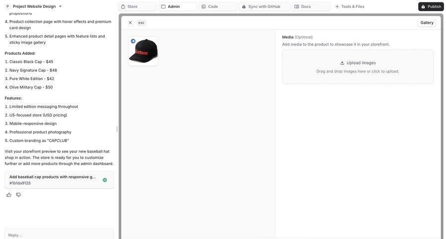 Bloom
			settings upload chat interface ui page example