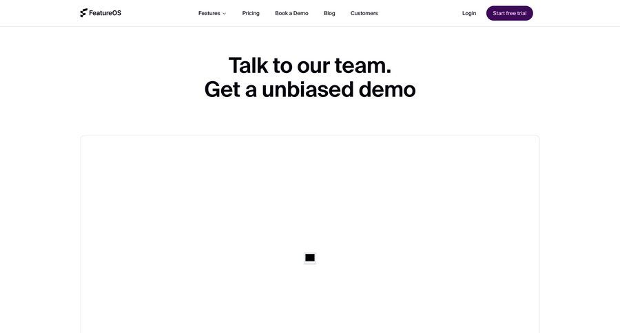 FeatureOS
				demo ui page example