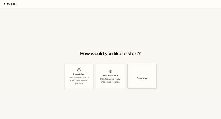 Zapier
			import create templates data management onboarding create ui page example