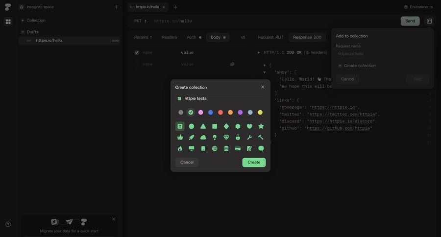 Httpie
			        ux ui design