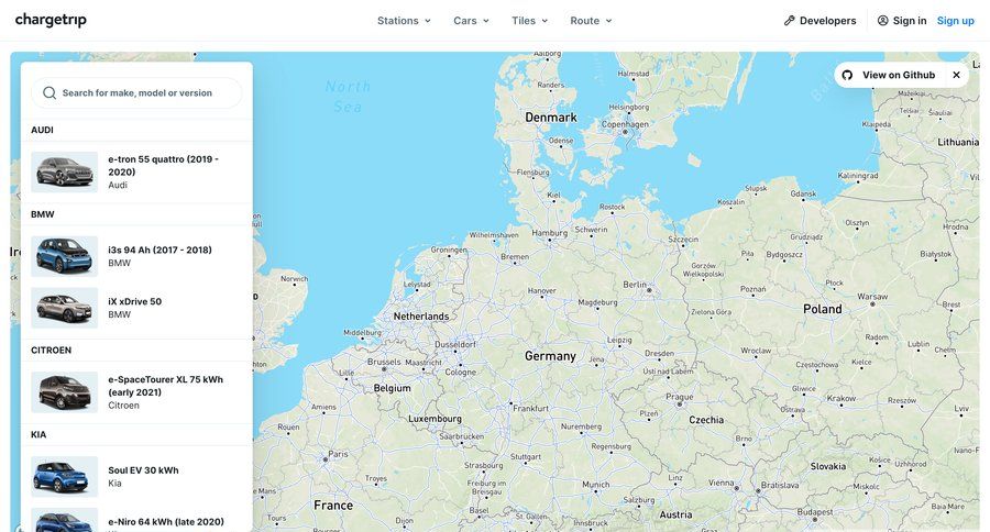 Chargetrip
			maps templates maps interactive map location map world map route map map view ui page example