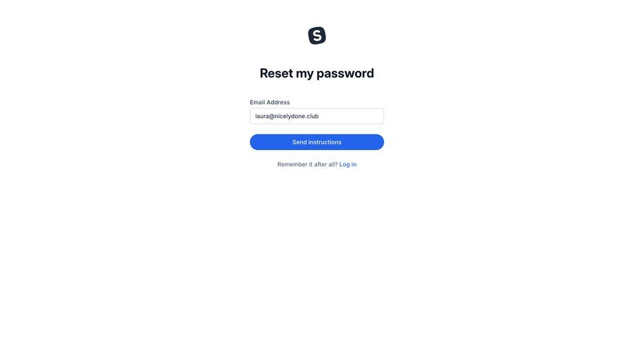 SavvyCal
				password reset page example